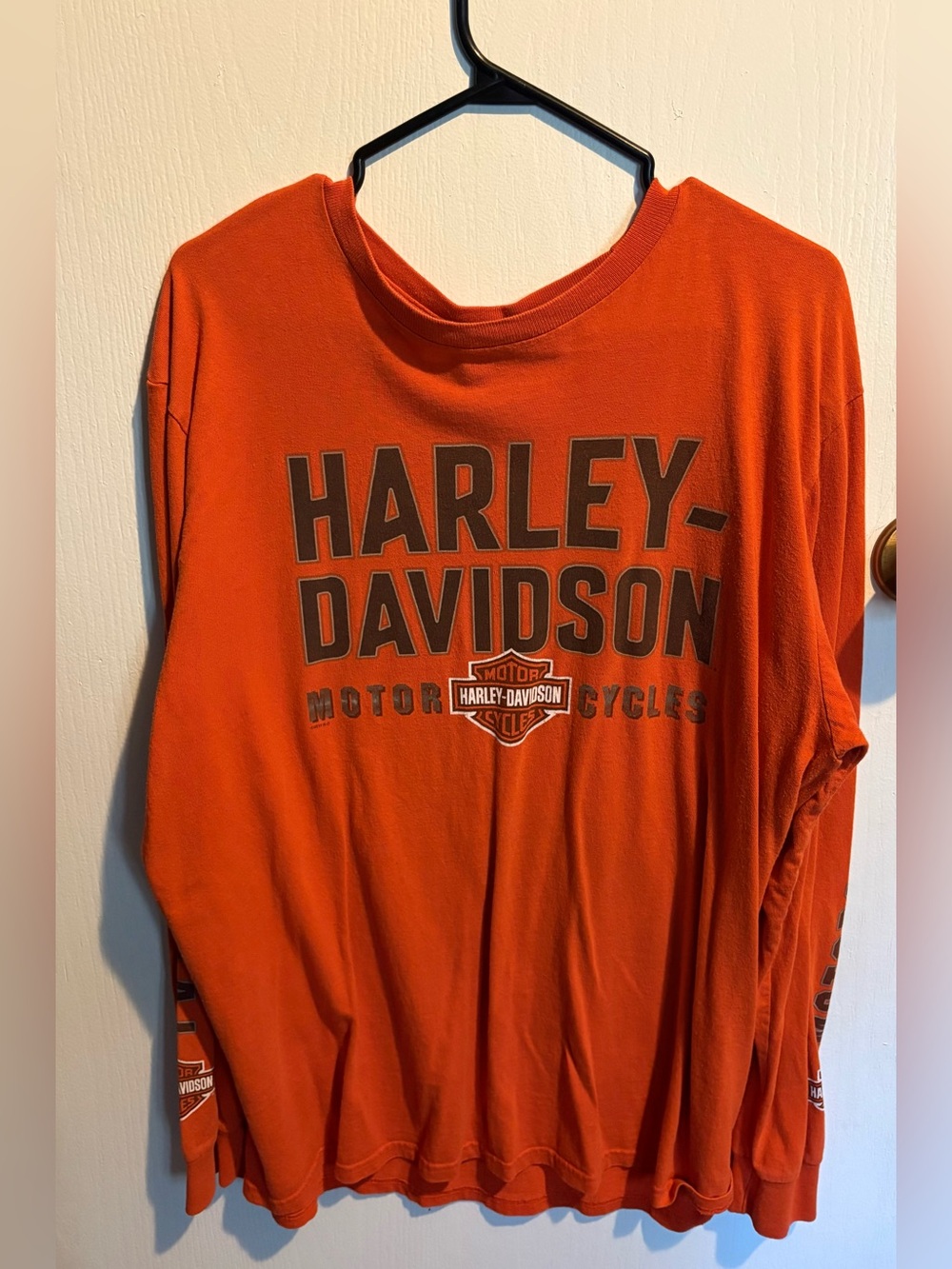 Harley-Davidson Orange Long Sleeve